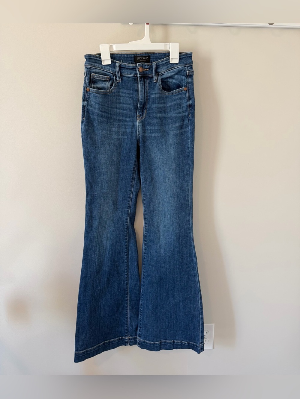 Judy Blue High Rise Flare Jeans Medium Wash Size 3/26 Stretchy